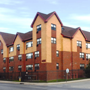 exterior apartment building