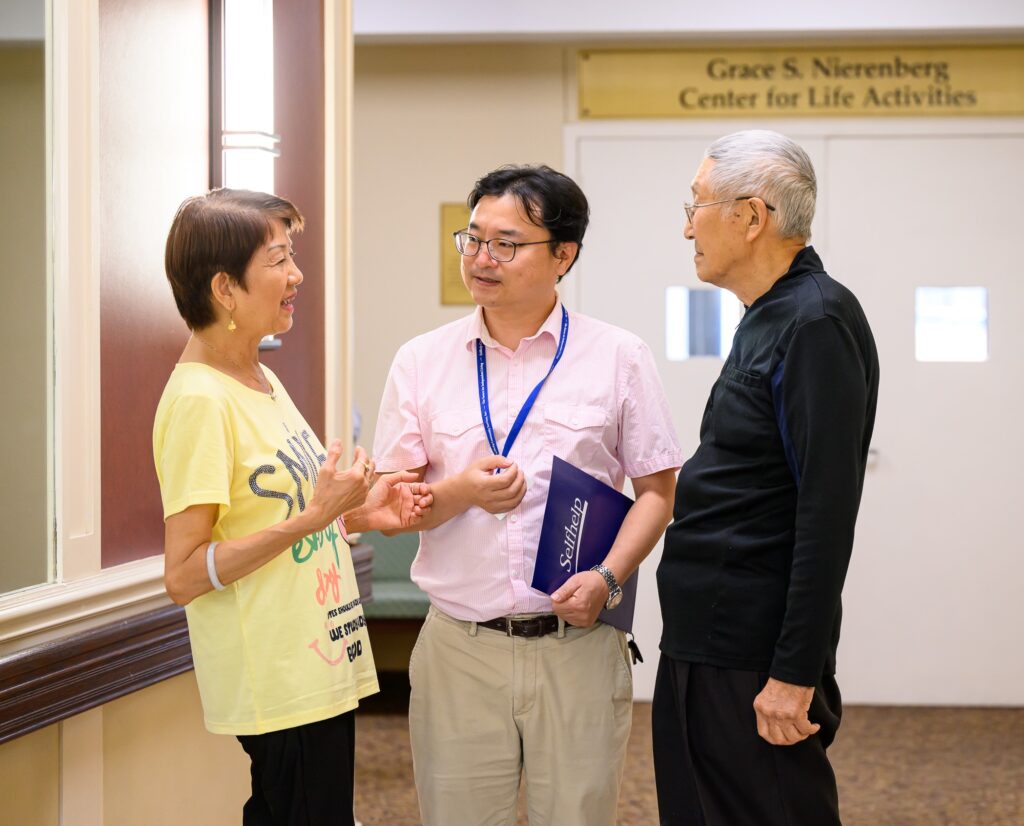 Social worker and older adults