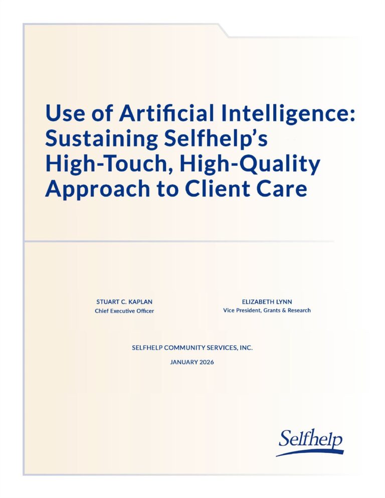 Use of Artificial Intelligence Sustaining Selfhelps High Touch High Quality Approach to Client Care